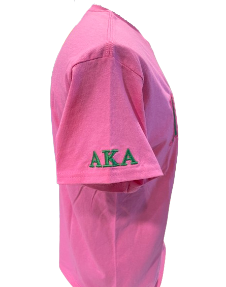 AKA Embroidered HU Tee Crew neck