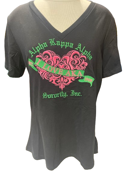 AKA You Know Where My Heart Lies | V Neck Shirt Ladies cut