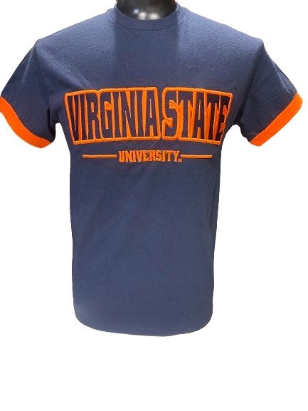 VSU Navy Embroidered Shirt