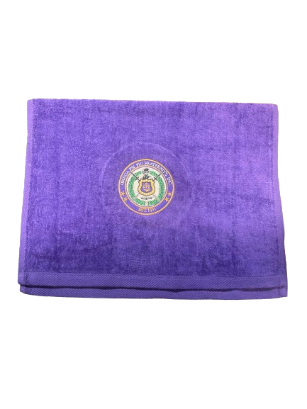 Omega Psi Phi Purple "OPP Fraternity" Hand Towel