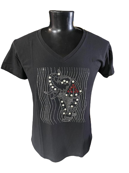 ΔΣΘ DST Pearl with Rhinestones Tee