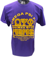 Load image into Gallery viewer, Omega Psi Phi Phenomenal Men of Purpose Graphic Tee
