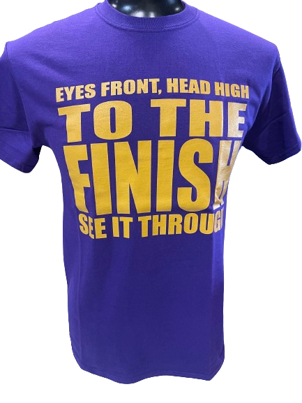 Omega Psi Phi To The Finish Graphic Tee