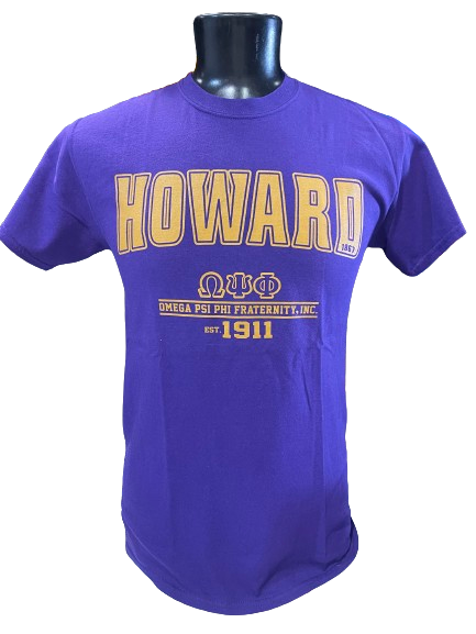 Omega Psi Phi Howard University Graphic Tee