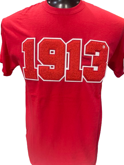 DST 1913 Chenille Embroidered Tee