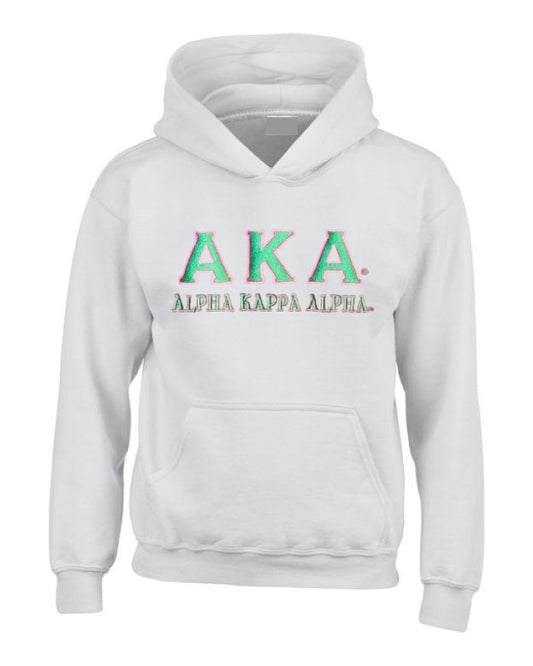 AKA | Embroidered Hoodie Unisex Fit