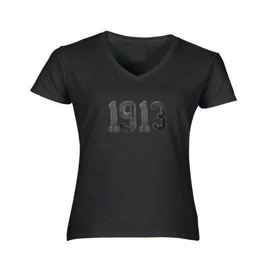 DST 1913 tone on tone embroidered tee