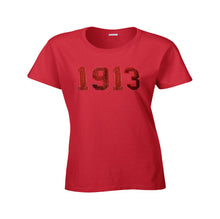 Load image into Gallery viewer, DST 1913 tone on tone embroidered tee
