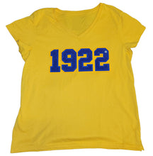 Load image into Gallery viewer, Sigma Gamma Rho 1922 Embroidered Chenille Tee
