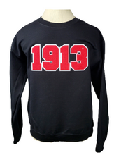 Load image into Gallery viewer, DST 1913 Chenille Ladies Crew Neck Sweatshirt
