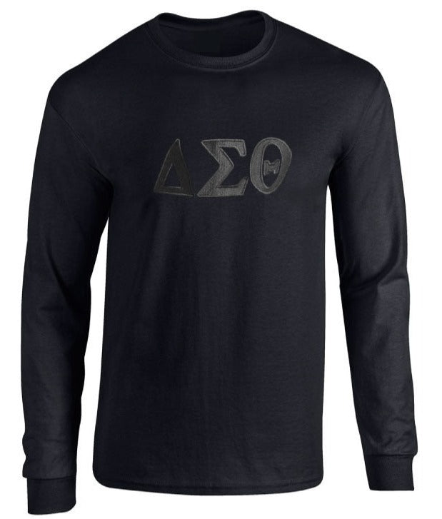 ΔΣΘ Tone on Tone Long Sleeve Shirt