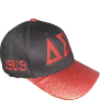 Load image into Gallery viewer, Delta Sigma Theta Embroidered Red Glitter Brim Cap
