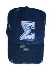 ΦΒΣ Distressed Denim Cap