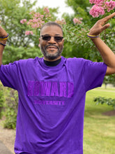 Load image into Gallery viewer, Omega Psi Phi HU Purple T-shirt

