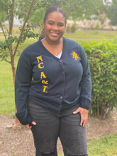 Load image into Gallery viewer, NC A&amp;T Embroidered Cardigan
