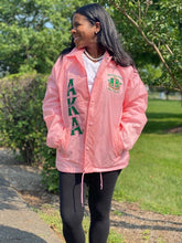 Load image into Gallery viewer, AKA Embroidered Line Crossing | Jackets
