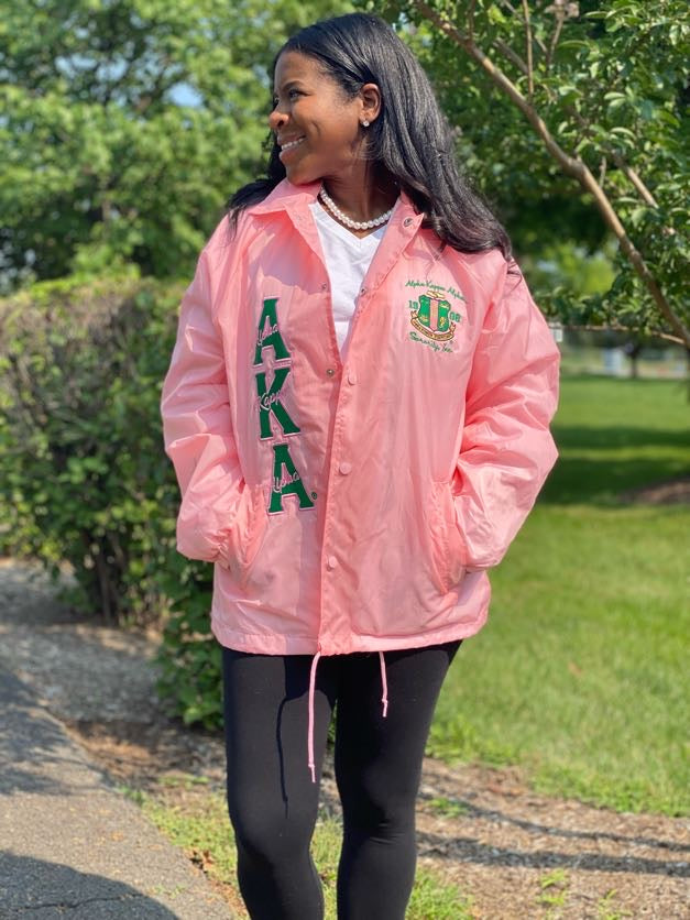 AKA Embroidered Line Crossing | Jackets – Heritage Treasures Inc AKA Embroidered Line Crossing | Jackets – Heritage Treasures Inc
