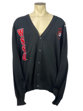 Load image into Gallery viewer, WSSU Varsity Sweater Black | Embroidered Cardigan

