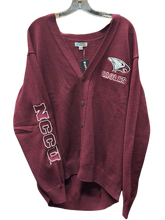 Load image into Gallery viewer, NCCU Embroidered Varsity Sweater | Cardigan
