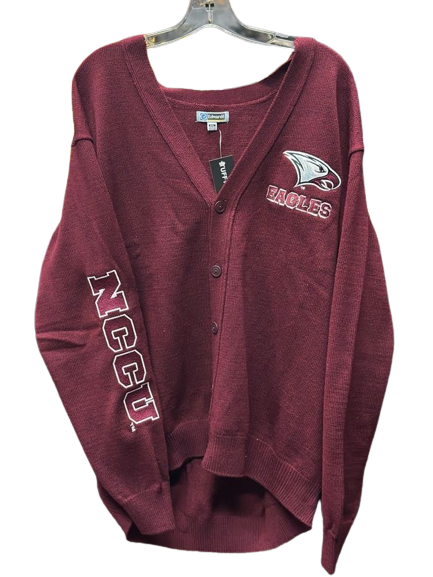 NCCU Embroidered Varsity Sweater | Cardigan