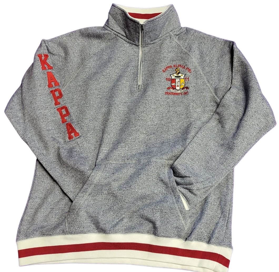 ΚΑΨ | Embroidered 3/4 Zipper Fleece