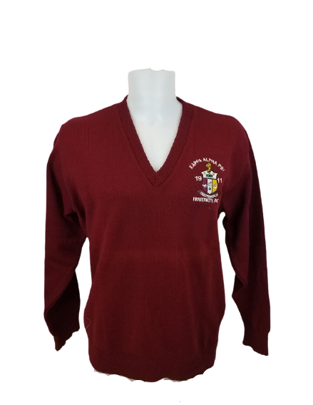 ΚΑΨ Embroidered V-Neck | Sweater