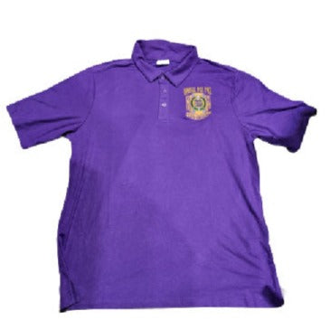 ΩΨΦ Dri Fit Life Member Shield Golf Shirt