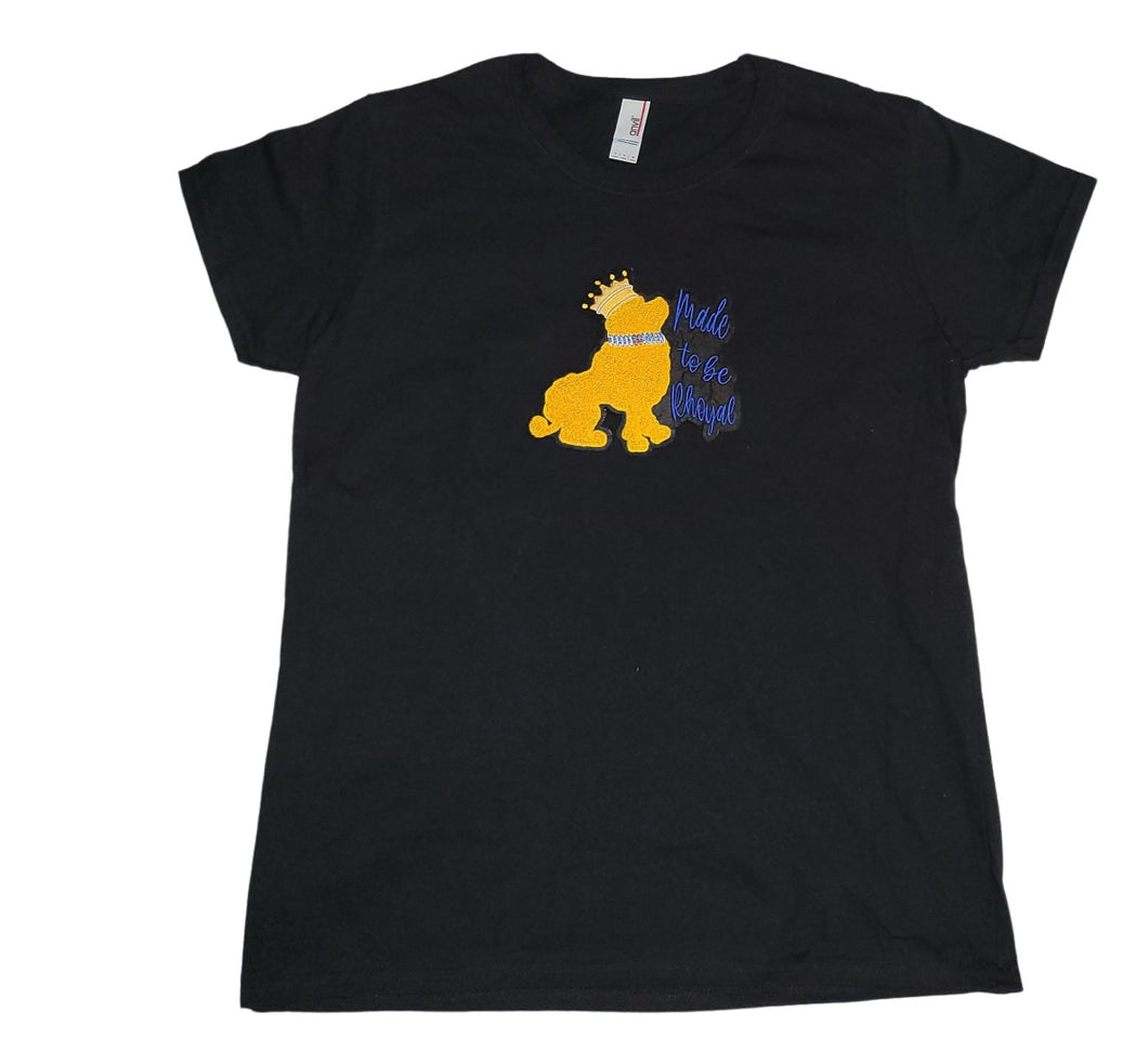 Sigma Gamma Rho Made to be Rhoyal Embroidered Chenille Tee