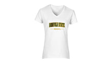 Load image into Gallery viewer, Norfolk State University Embroidered Ladies Fit V-neck T-shirt
