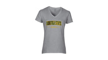 Load image into Gallery viewer, Norfolk State University Embroidered Ladies Fit V-neck T-shirt
