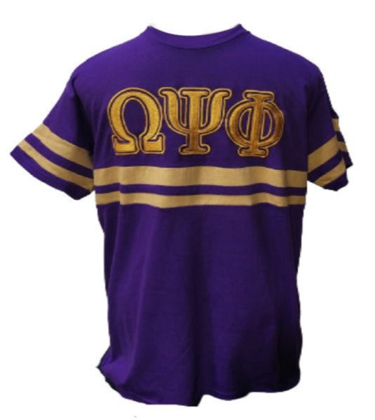 Omega Psi Phi Gnri 22 Purple Jersey T-shirt