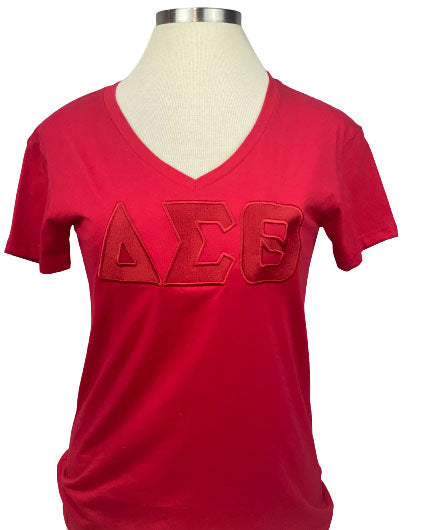DST tone on tone Embroidered Tee