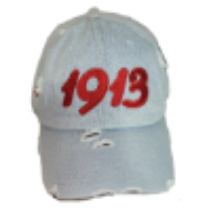 DST Light Denim 1913 Distressed Cap