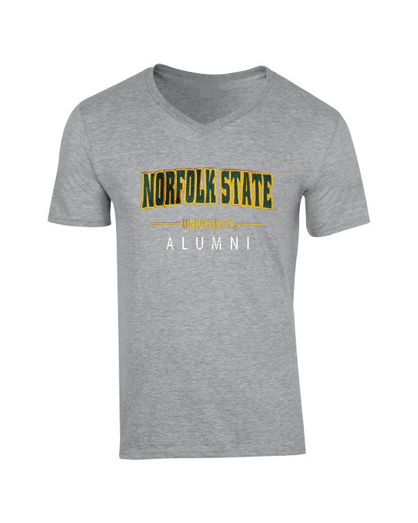 Norfolk State University Unisex Cut V-neck T-shirt