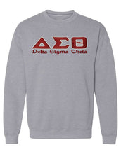 Load image into Gallery viewer, DST Greek Letter Crew Neck Unisex Sweatshirt
