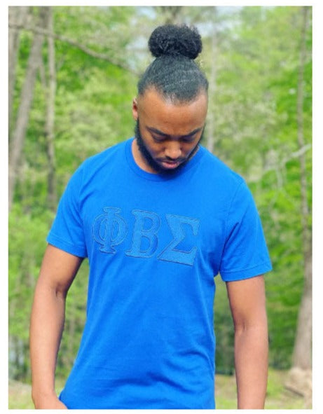 ΦΒΣ Embroidered Tone on Tone  T-shirt