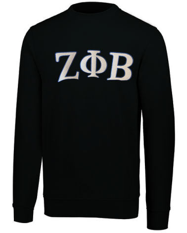 Zeta Phi Beta Embroidered Crewneck Sweatshirt Unisex Fit