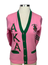 Load image into Gallery viewer, AKA Embroidered Varsity | Cardigan
