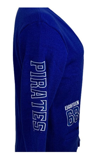 Hampton University Embroidered Varsity Sweater | Cardigan
