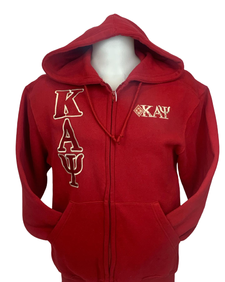 ΚΑΨ | Embroidered Zipper Hoodie