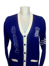 Load image into Gallery viewer, ΦΒΣ Embroidered Varsity | Cardigan
