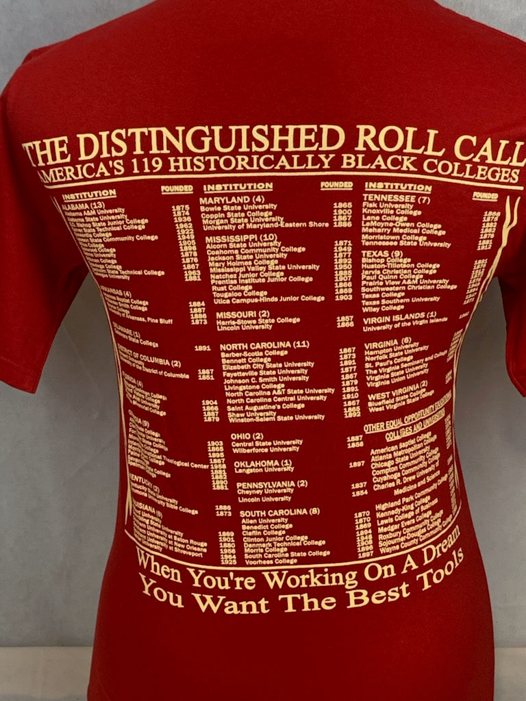 Honoring HBCUs (African Mask Shirt) Red | Shirt