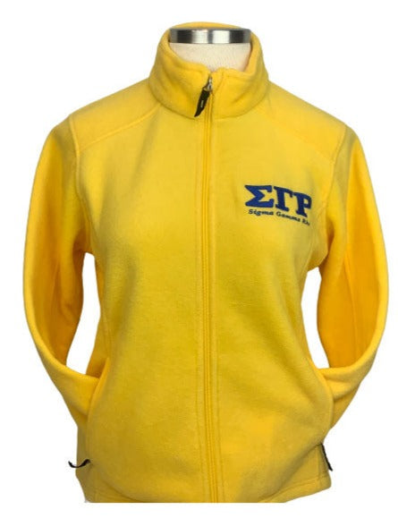 ΣΓΡ Embroidered Fleece Zipper | Jacket