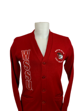 Load image into Gallery viewer, WSSU Varsity Sweater Black | Embroidered Cardigan
